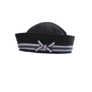 QF三环路时尚可爱气质辣妹贝雷帽翻檐帽韩版长条蝴蝶结海军水手帽