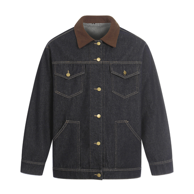 ONUN复古水洗丹宁工装牛仔夹克