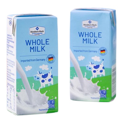 山姆200ml*30盒全脂牛奶德国进口