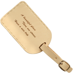 定制真皮卡套行李牌免费刻字婚礼用个性座位牌头层牛皮名牌皮挂牌