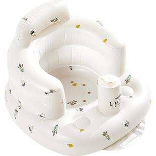 lunastory宝宝学坐椅婴儿充气沙发坐立神器辅助学座椅儿童礼物