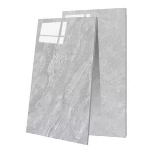 佛山墙砖400x800厨房卫生间内墙瓷砖灰色全瓷亮光墙面砖通体中板