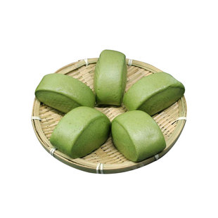 宁海特产新鲜艾草馒头手工刀切青麦糕农家糕点微甜早餐无添加艾叶