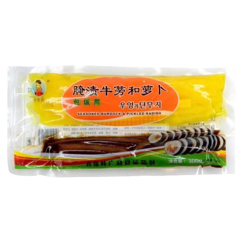 牛蒡萝卜条寿司搭档紫菜包饭用