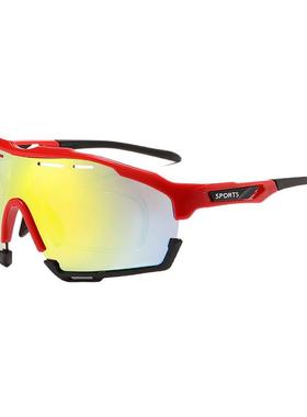 帕拉莫骑行眼镜山地公路防紫外线户外护目墨镜跑步防风沙运动眼镜