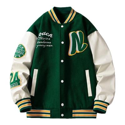 情侣棒球服男士刺绣夹克