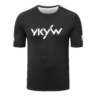 YKYW品牌文化衫短袖骑行服男夏通勤透气快干运动山地上衣休闲T恤