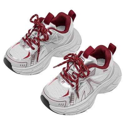 红蜻蜓老爹鞋网面运动鞋