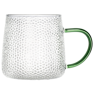 【自营】玻璃牛奶杯早餐豆浆隔夜燕麦可微波炉加热奶粉专用耐高温