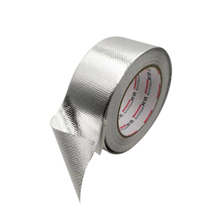 邦特玻纤布铝箔胶带加厚锡箔纸胶带阻燃耐高温防撕裂防水铝箔胶带