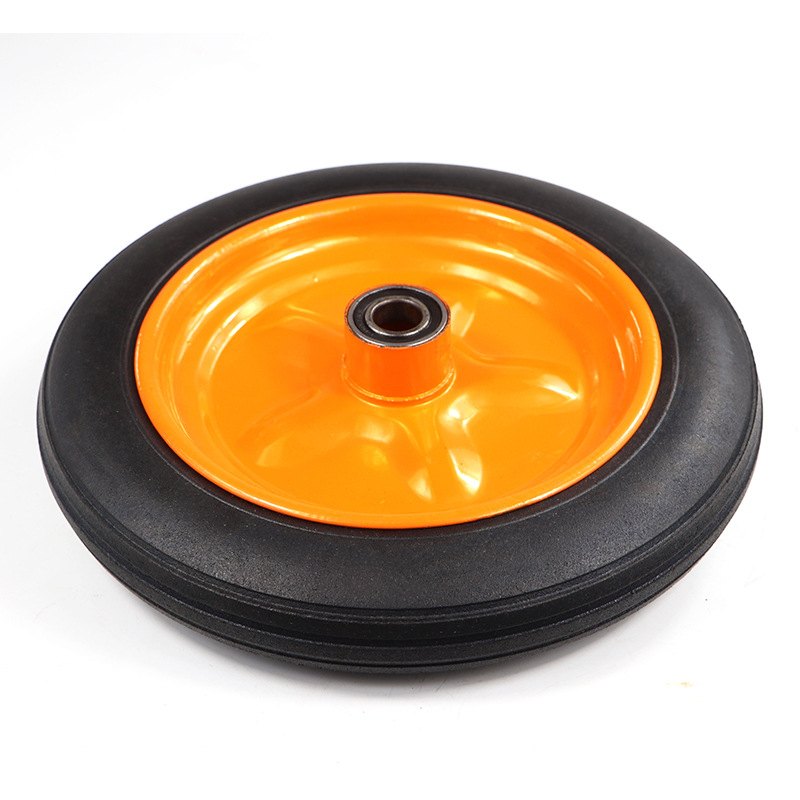12寸橡胶轮子批发静音老虎300-8轮胎脚轮滚轮手推车实心小车轱辘