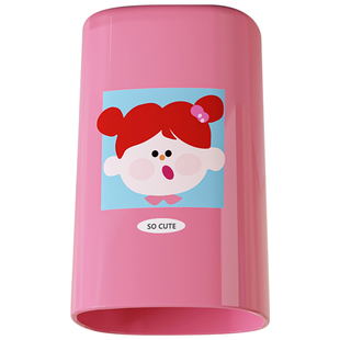 镜柜磁吸牙刷架倒扣漱口杯一家四口壁挂免打孔沥水牙刷杯子收纳架