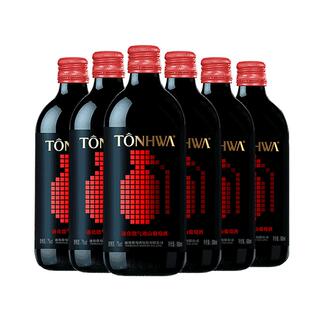 通化微气泡山葡萄酒 气泡酒起泡甜型红酒7度6瓶/箱官方正品旗舰店