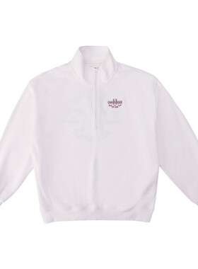 匡威男女刺绣高领毛衣新品马年起飞新年款半拉链套头衫UCJ392-W2Y