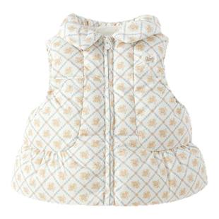 巴拉巴拉宝宝马甲外穿冬装女童背心羽绒服保暖小A版型甜美可爱萌