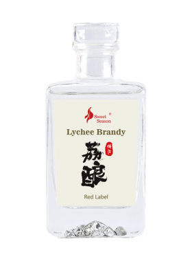 紫梅山荔酿红牌白兰地水果蒸馏酒