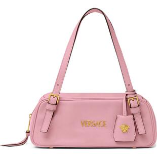 【24期免息】VERSACE/范思哲 女士Versace Tag保龄球单肩包