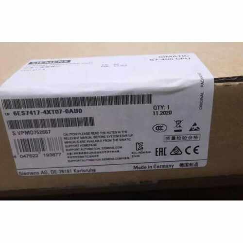 议价6ES7417-4XT07-0AB0西门子CPU417-4中央处理器6ES74174XT070A