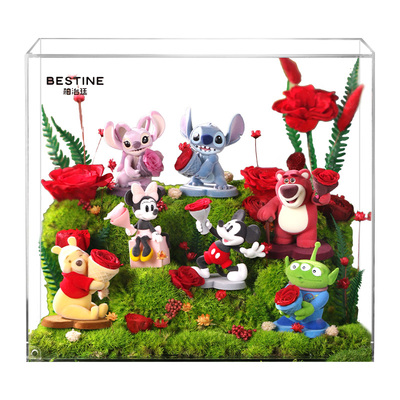 柏治廷迪士尼联名永生鲜花玫瑰