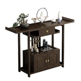 供桌香案家用新中式佛龛非实木财神爷关公香火桌子农村客厅中堂柜