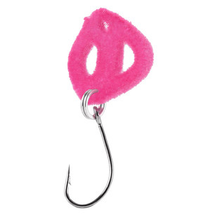 友渡微物毛绒马口亮片1.5克纽扣飘落铁板迷你路亚假饵鳟鱼军鱼饵