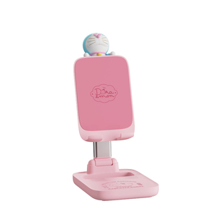 ROCK哆啦A梦手机支架桌面多功能创意懒人ipad平板17air家用支撑架夹直播专用升降折叠便携卡通可爱伸缩手机架