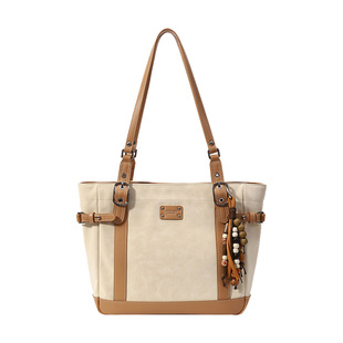 南风Chio2nd 巴黎左岸托特包日常通勤百搭包包女撞色时尚单肩大包