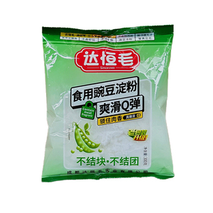 达恒毛豌豆粉四川凉粉白豌豆粉原料 南充川北凉粉纯豌豆淀粉凉粉