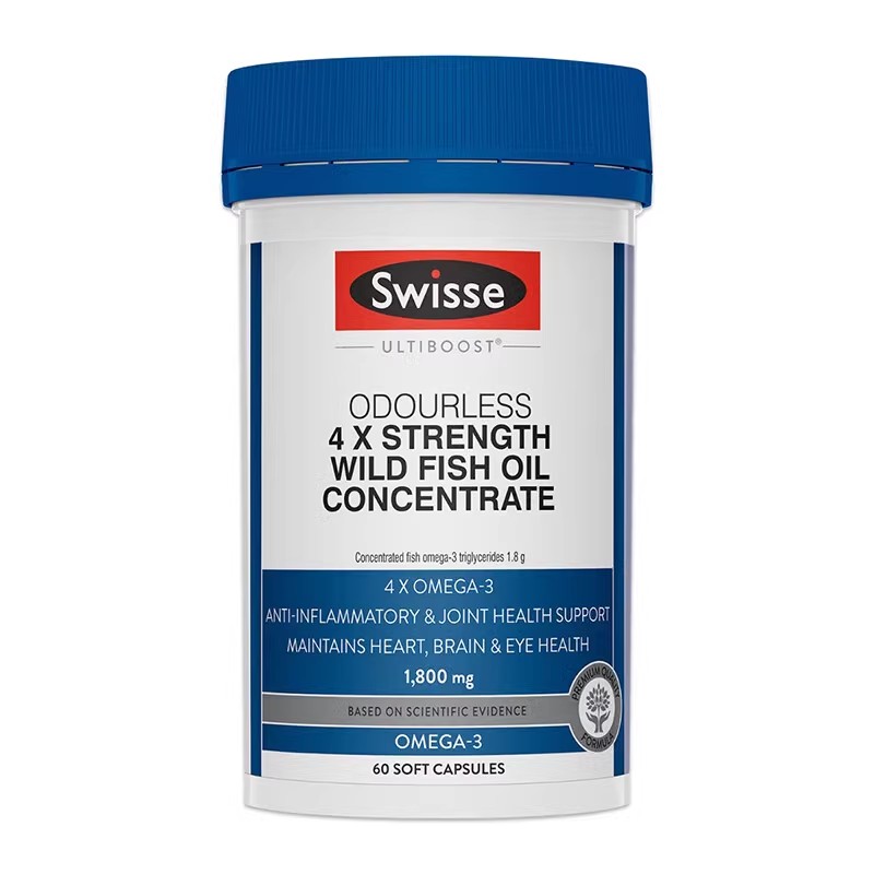 swisse四倍浓度深海鱼油无腥味