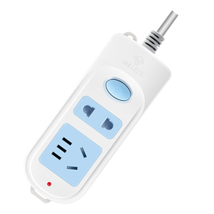 公牛洗衣机专用插座面板多孔家用有线插排1.8/1米插板带线接线板