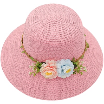 沙滩防晒海边度假亲子母女草帽