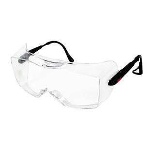 3M 12308 护目镜 可佩带近视镜防护眼镜防雾款防冲击时尚骑行