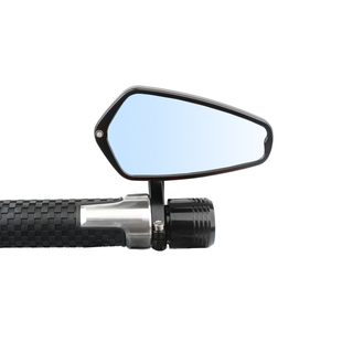 适用宝马 F900R S1000R改装竞技铝合金手把镜 加重堵头反光后视镜