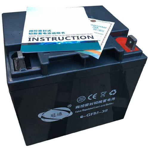 冠通蓄电池6GFM3812V38AH消防照明UPS电源配套机房EPS配套