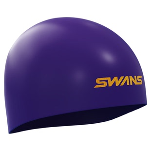 SWANS诗韵泳帽日本进口男女士专业竞速硅胶防水内胆帽护耳游泳帽