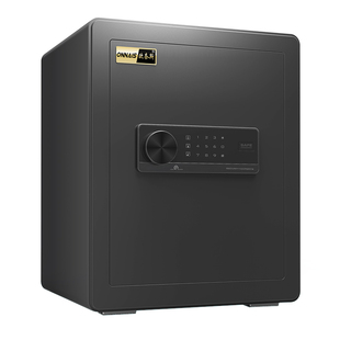 欧奈斯指纹保险柜家用密码保险箱办公保管箱小型防盗30/40cm高报警床头柜收纳全钢抽屉带锁防撬