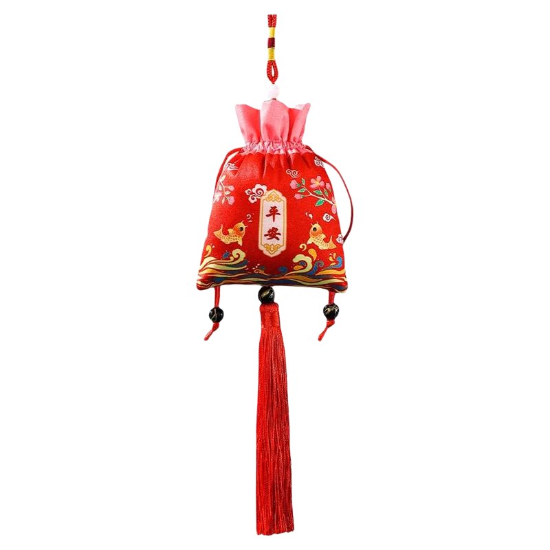 中秋节日祈福香包锦缎香囊空袋香袋随身汉服挂饰古风汽车福袋挂件