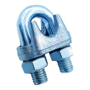 钢丝绳卡头马钢锁扣绳夹镀锌铁u型夹头夹线盘卡子绳轧头元宝卡扣