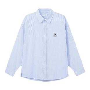 【WOODIE系列】SPAO韩国同款2025年夏天才少女风小熊男女同款衬衫