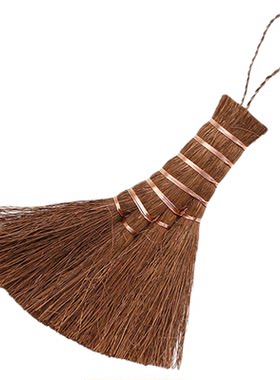 棕毛茶具文玩刷子竹制竹编刷子