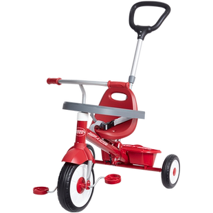 美国RadioFlyer免充气儿童三轮车脚踏车宝宝童车2-5岁自行车单车