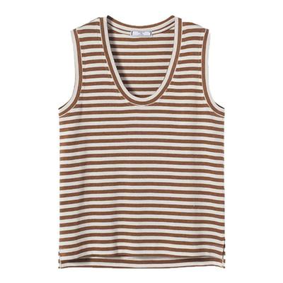 三所vintage复古条纹背心
