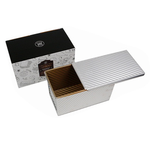 三能吐司模具450克 烘焙家用长方形不沾小土司盒子烤吐司面包模具