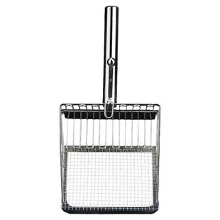 不锈钢猫砂铲猫屎铲子专用铲豆腐细孔网金属小孔矿砂铲二合一神器