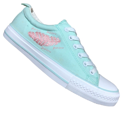 出口老美硫化平底彩色女板鞋