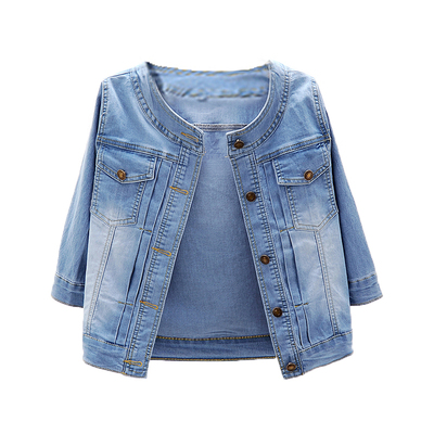 2024春夏新款韩版百搭潮牛仔外套