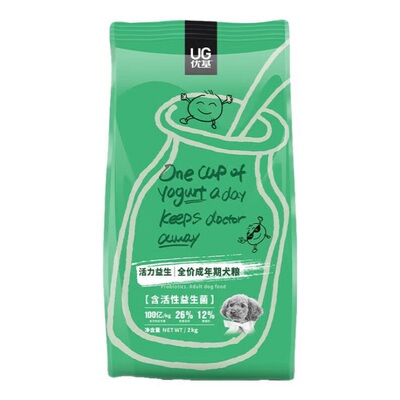 UG优基益生菌狗粮成犬幼犬专用粮