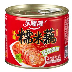 乐隆隆桂花糯米藕328g*4罐蜜汁新鲜莲藕真空熟食即食扬州特产小吃