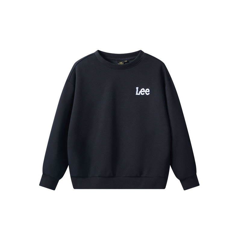 Leekids男女童刺绣logo卫衣