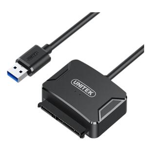 优越者Y-1093BK sata转usb3.0易驱线 电脑外接硬盘光驱SSD带电源